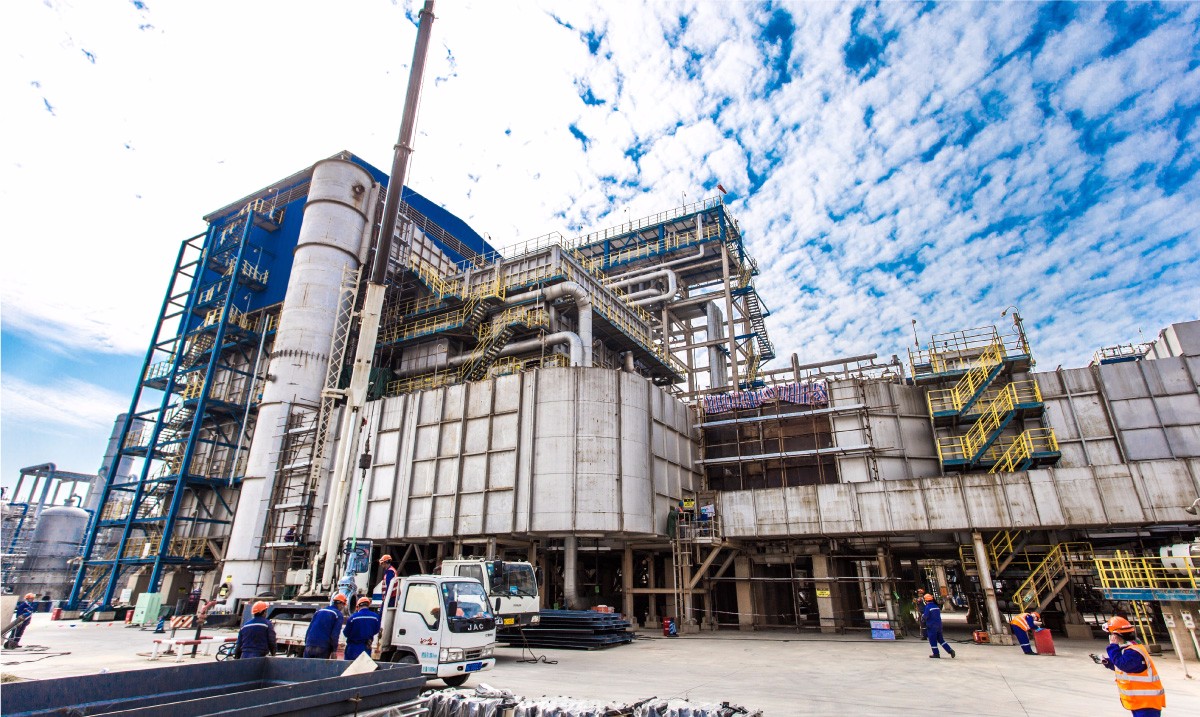 2012年中化泉州1200万吨年炼油项目制氢装置转化炉余热锅炉（含70米钢烟囱）